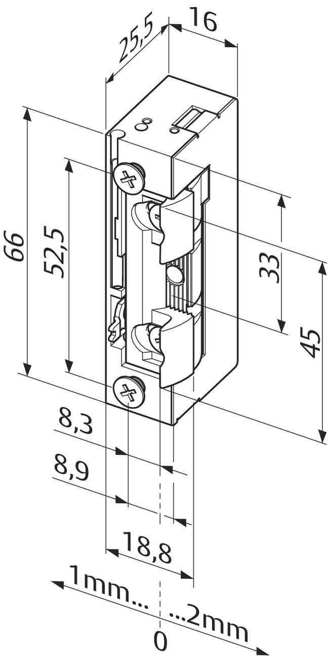 effeff Assa Abloy E-Öffner für Haustüren, 118E130 D11